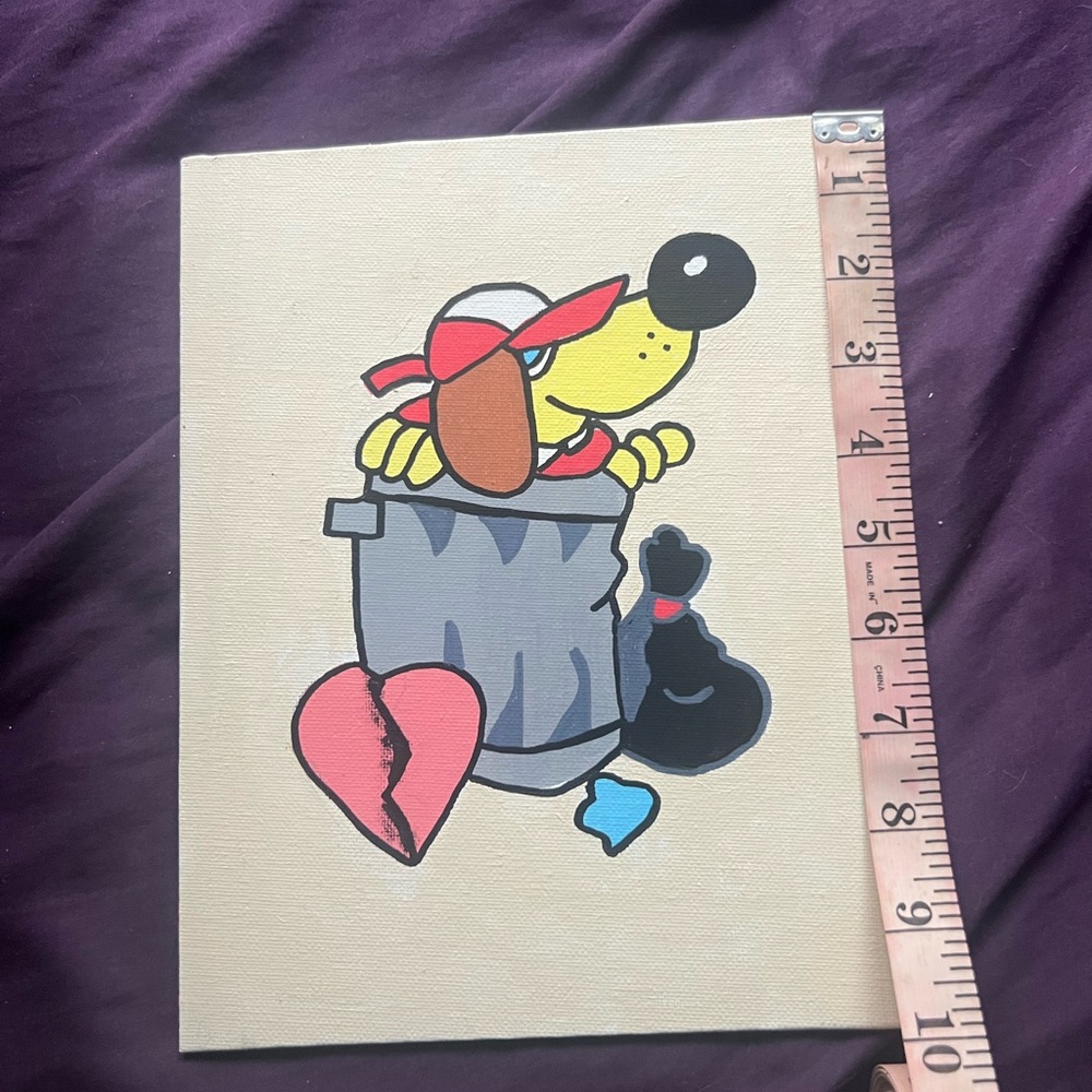 Cartoon Dog Trash Art - Picture 3 of 6